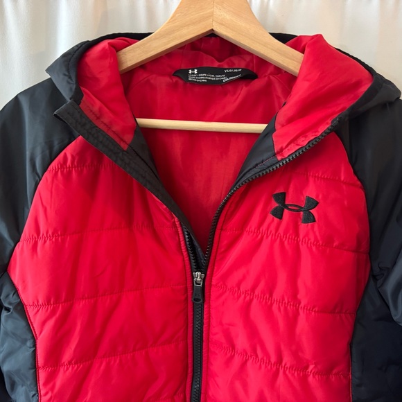 Under Armour Kids Red and Black Jacket - Picture 5 of 8